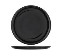 Confezione 6 Piatti Pizza Premiere In Vetro Opale Nero Cm 32 H&H