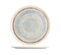 Confezione 6 Piatti Sky In Stoneware Tondi Cm 32 Azzurro H&H