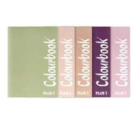Confezione 6 quadernoni maxi A4 Colourbook Maxi Plus Pastel a quadretti 10 mm