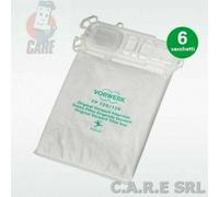 CONFEZIONE 6 SACCHETTI FOLLETTO vk135/vk136 originali 05035 fp135/fp136