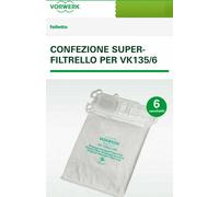 CONFEZIONE 6 SACCHETTI FOLLETTO vk135/vk136. originali 05035 fp135/fp136 45030