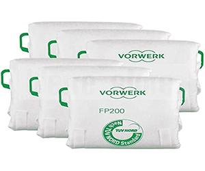 Confezione 6 Sacchetti Originali Filtrello Premium FP200 per Folletto VK200/VK220 S