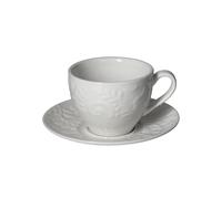 Confezione 6 tazze caffe' con piatto 90 cc Etoile New Bone China Bianco Andrea Fontebasso Linea Etoile