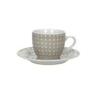 Confezione 6 Tazze The Con Piatto Vintage