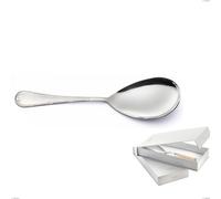 Confezione a libro 1 pezzo pala riso Luigi XVI, Acciaio Inox 18.10 (AISI304), spessore 3.00 mm cromo
