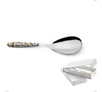 Confezione a libro 1 pezzo pala riso vero butterfly, acciaio 18.0 nickel free, manicatura pbt sublimato acciaio lucido cromo