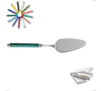 Confezione a libro 1 pezzo pala torta Arcadia, Acciaio 18/10 AISI 304 Lucido manicatura acrilico doppia ghiera multicolor