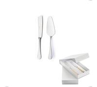 Confezione a libro 2 pezzi,paletta più coltello dolce da servizio Impero, ACCIAIO INOX 18.10(AISI304), spessore 2.5 MM cromo