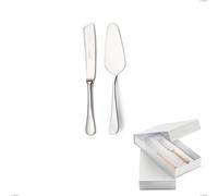 Confezione a libro 2 pezzi,paletta più coltello dolce da servizio Milano inox 18/10 , Acciaio inox 18/10 (AISI304) lucido a specchio, spessore 2,5 mm cromo