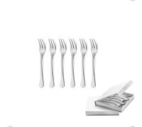 Confezione a libro 6 pezzi forchette dolce Domus, inox 18.10 (AISI304), spessore 3.0 mm cromo