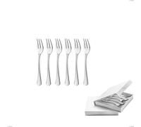 Confezione a libro 6 pezzi forchette dolce Domus Silver, Acciaio 18/10, spessore 3 mm cromo