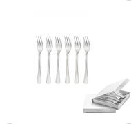 Confezione a libro 6 pezzi forchette dolce Eden, inox 18.10 (AISI304) , spessore 3.0 mm cromo