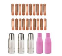 Confezione Accessorio Torcia Saldatura con Punte 25PCS per Modelli MIG Per MB15