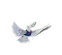 Confezione adesivi Banksy graffiti street art colomba bersaglio pace amore libertà (9 x 7 cm) vinile resistente all'acqua & uv