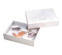 Confezione Aliè Rosato Toscana IGT + Scatola Litografata Personalizzata + 2 calici