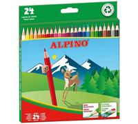 Confezione alpina da 24 matite di colori creativi - Mina da 3 mm - Resistente alla rottura - Vetro removibile - Colori assortim NEW