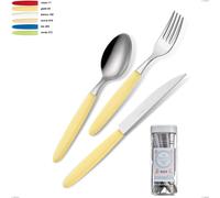 Confezione barattolo francese 24 pezzi posate Light, acciaio 18.c multicolor