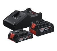 Confezione Batterie e Caricabatterie Bosch AMPShare 18V 4Ah+2Ah GAL 18V-40