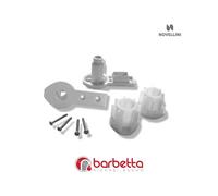 CONFEZIONE CERNIERE AURORA DIAM.RU IN FINITURA SILVER 1-2-4-5 BAY RICAMBIO NOV