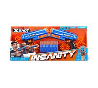 Confezione combo di pistole xshot insanity double manic (48 dardi)