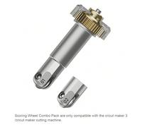 Confezione combo di rotelle per incisione, Rotella per incisione compatibile con Maker 3/ Maker Machine, Punta singola per rotella di incisione + Punta doppia per rotella di incisione e alloggiamento 