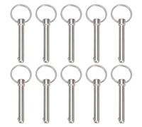 Confezione Con 10 Sgancio Rapido In Acciaio Al Carbonio Penna 8 X 60 Mm Blocco Testa Sfera Per Facile Uso Di Sgancio Rapido In Acciaio Al Carbonio