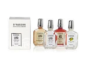 Confezione con 4 Mini Grappe - Nardini - Acquavite Riserva, Tagliatella Liquore, Acquavite, Acqua di Cedro - Bassano Grappa