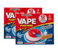 Confezione Con Diffusore a Filo Per Piastrine CLASSIC, Incluse 10 Ricariche. Protegge Dalle Zanzare Comuni e Tigre, 12 Ore Di Protezione Per Piastrina. Con Spia Di Accensione Luminosa (2 Confezioni)