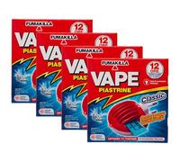 Confezione Con Diffusore a Piastrine CLASSIC, Incluse 10 Ricariche. Protegge Dalle Zanzare Comuni e Tigre, 12 Ore Di Protezione Per Piastrina. Con Spia Di Accensione Luminosa (4 Confezioni)