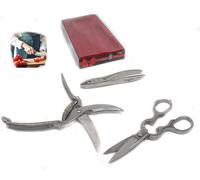 Confezione con un trinciapollo una forbice da cucina ed un rompinoci Paolucci