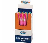 CONFEZIONE CORRETTORE A PENNA - BIANCO 12 PEZZI SCUOLA e UFFICIO (CENTRUM) 80760