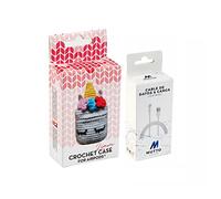 Confezione custodia Airpod Crochet Liam + cavo dati USB-Lightning