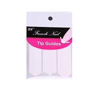 Confezione da 1/100 stencil francese tipo forma guide frange manicure adesivi suggerimenti nastro adesivo