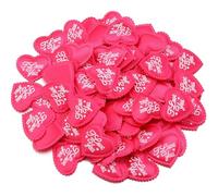 Confezione da 1.200 coriandoli Petali di cuore in tessuto di raso multicolore, 1,4-3,5 cm(Fluorescence Yellow)