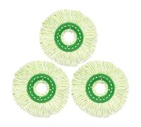 Confezione da 1/3 di testina ricambio for mocio, compatibile con Libman Tornado Spin, microfibra, lavabile in lavatrice(3 Packs)
