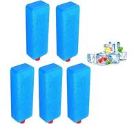 Confezione da 1/5 confezioni di ghiaccio sottili | 350 ml riutilizzabile a lunga durata | impacchi di ghiaccio per refrigeratori | Scatola di di ghiaccio per condizionatore d'aria |