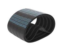 Confezione da 1 Cinghie Sincrone HTD2350-5M in Gomma, 45mm Larghezza, Rinforzo Fibra di Vetro con Rivestimento Nylon per Trasmissioni Industriali