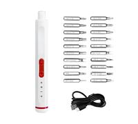 Confezione Da 1 Driver Elettrico a Punte Multiple Include Batteria Ricaricabile Impugnatura Ergonomica E Struttura in Acciaio Per Riparazioni Efficienti. Set Driver