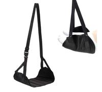 Confezione da 1 imbragatura portatile, amaca sospesa pieghevole, accessori da viaggio, amaca portatile per ufficio, dormitorio, aereo e altro, relax e comfort sui voli lunghi