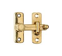 CONFEZIONE DA 1 PEZZO - CHIAVISTELLO CON MOLLA IN OTTONE LUCIDO - CON VITI