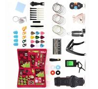 Confezione da 1 plettro Chance Box che evidenzia vari colori e modelli per una sorprendente conoscenza musicale realizzata in materiale ABS permanente, ideale per i partner trasportabili