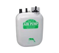 Confezione da 1 pompa portatile per ossigeno da pesca, alimentata a batteria, con motore silenzioso per pesca notturna, tubo regolabile per pietre d'aria, secchio per esche vive, acquario in PVC