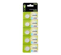 Confezione da 10/5 batterie a bottone al litio CR1620/CR1632/CR1616 da 3 V a lunga durata per telecomandi e giocattoli
