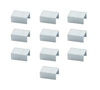 Confezione da 10, Accessorio per canaline 12x7mm, bianco, con pareti sfondabili, per creare angoli a 90°, giunti lineari e giunti a T, derivazioni, per unione mini canalina, canale per cavi elettrici