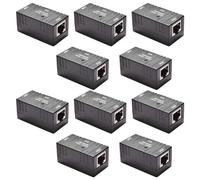 Confezione da 10 adattatori splitter per iniettori PoE, 10/100 Mbp RJ45, adattatore splitter gigabit