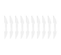 Confezione da 10 adesivi per labbra ergonomici flauto coprono il posizionamento in silicone per comode impugnature e flauto regolabile senza sforzo