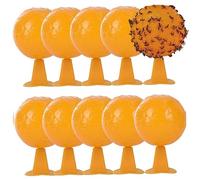 Confezione da 10 adesivi per mosca all'aperto - 3,27 pollici Fly Trap Garden Orchard Insect Repellent Sticker (universali per uso interno ed esterno)