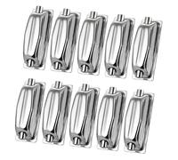 Confezione da 10 alette professionali in metallo per una migliore qualità del suono e una funzione di lunga durata in spettacoli dal vivo in studio tracce accessori per l'esecuzione della batteria