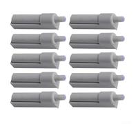 Confezione da 10 ammortizzatori a pressione per ante di mobili con meccanismo di abbassamento automatico, riduzione del rumore e assorbimento degli urti, per la protezione delle ante dell'armadio (D