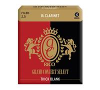 Confezione da 10 ance con taglio francese Rico Grand Concert Select per clarinetto soprano in SI bemolle, durezza 2,5